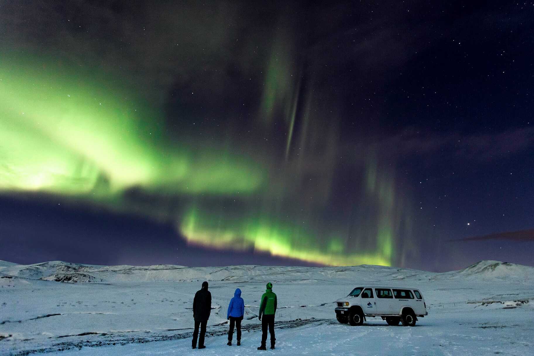 Excursión de Auroras Boreales en super jeep