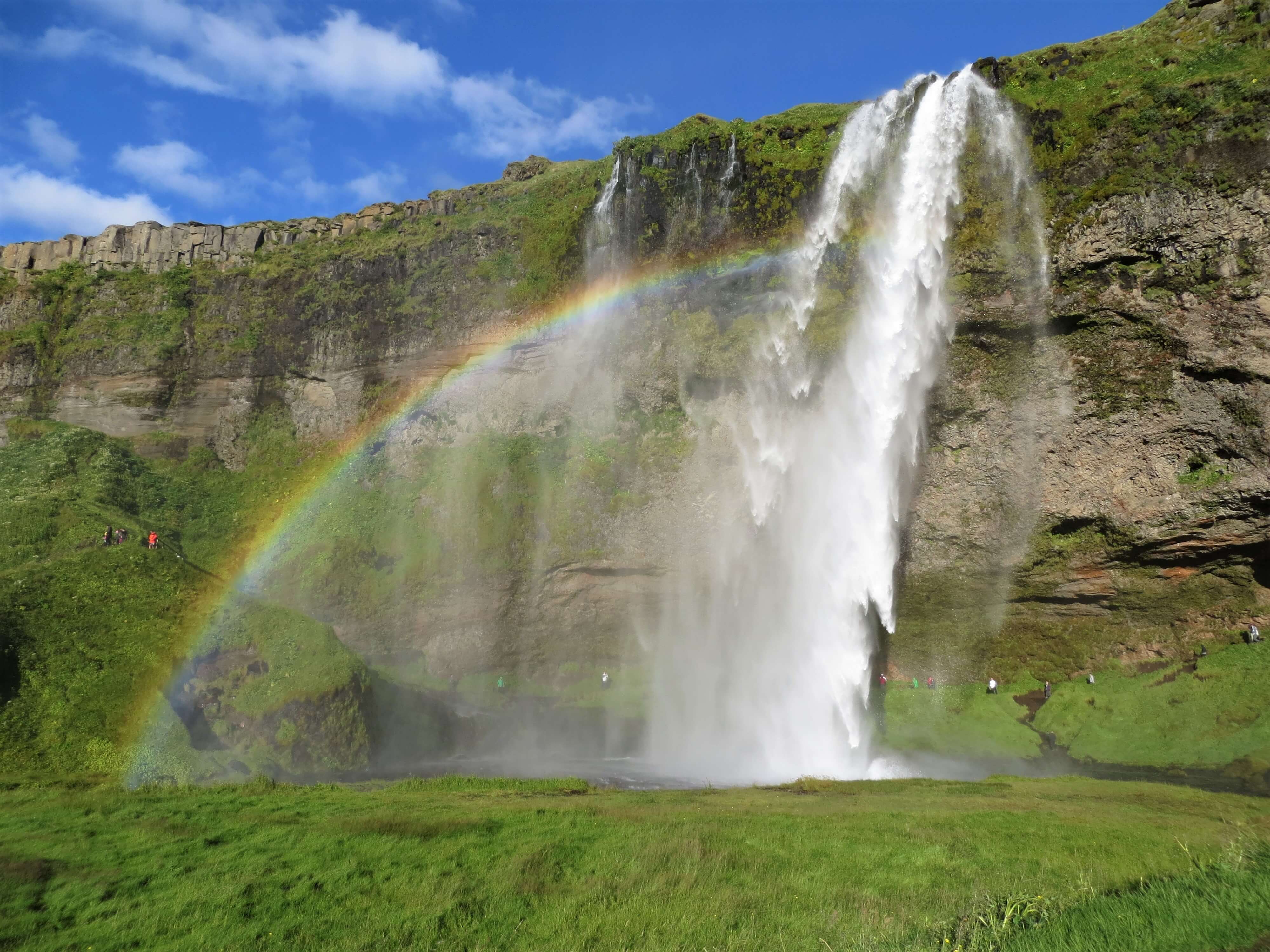 Waterfall Saljalandsfoss in the South of Iceland.