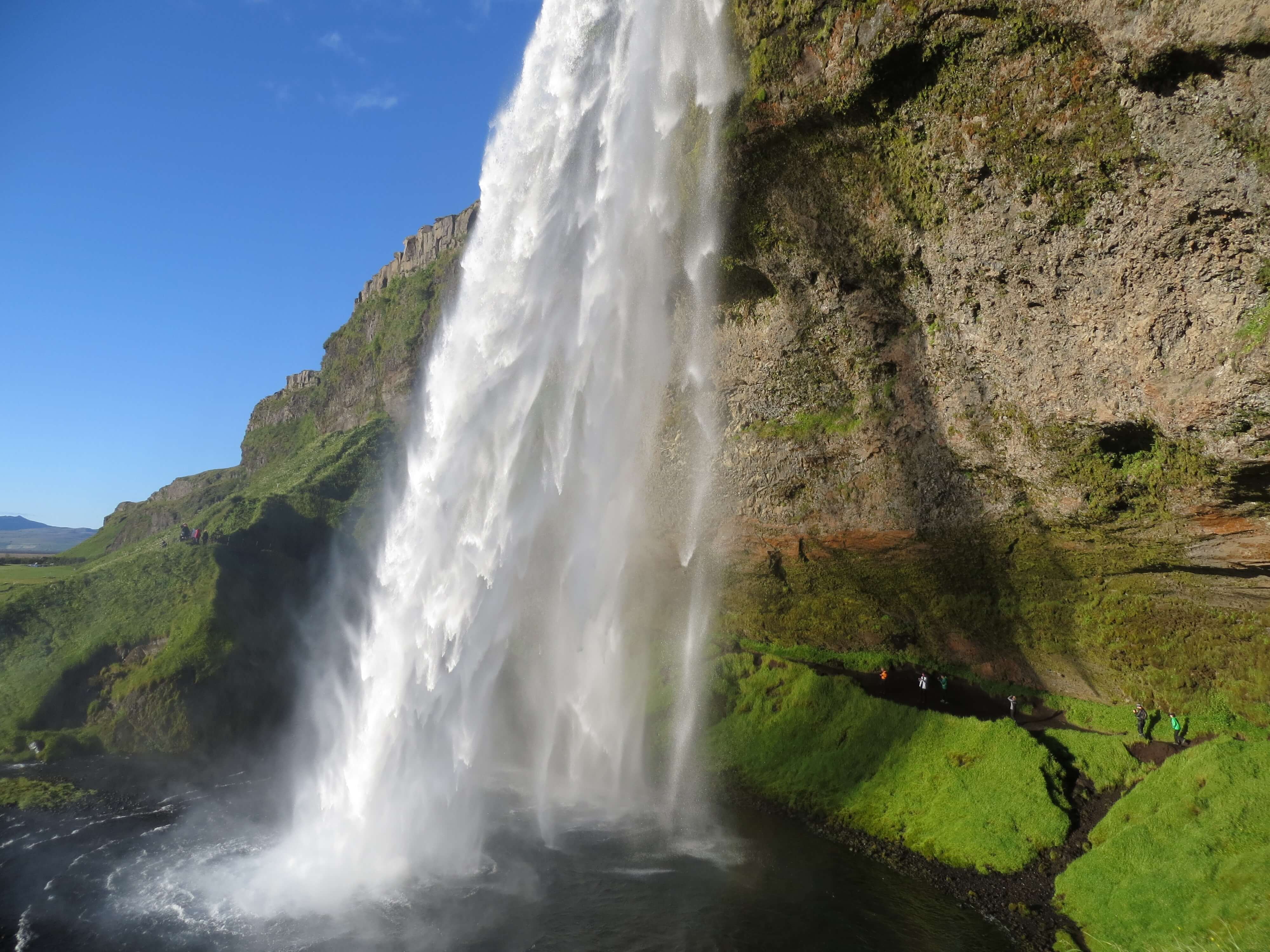 Waterfall Seljalandsfoss on Iceland