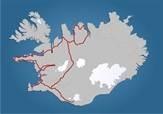 Mapa de Islandia - itinerario