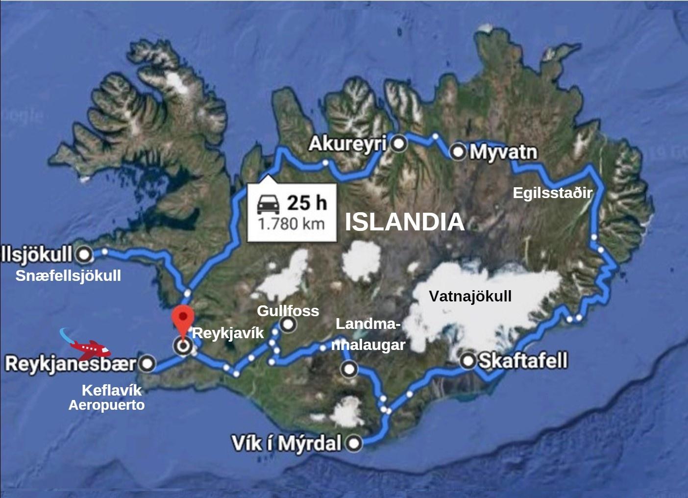 itinerario viaje Islandia por tu cuenta
