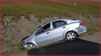 acidente de coche en Islandia