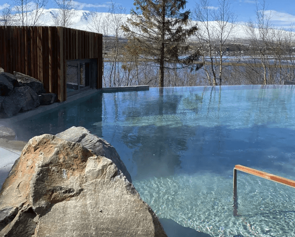 forest lagoon thermal baths iceland