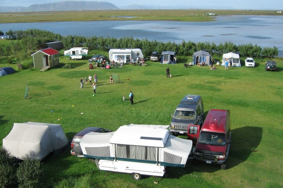 Camping en plena naturaleza, Islandia