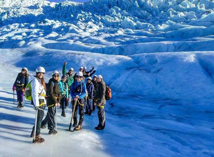 Excursion en glaciar Mýrdalsjökull en sur de Islandia