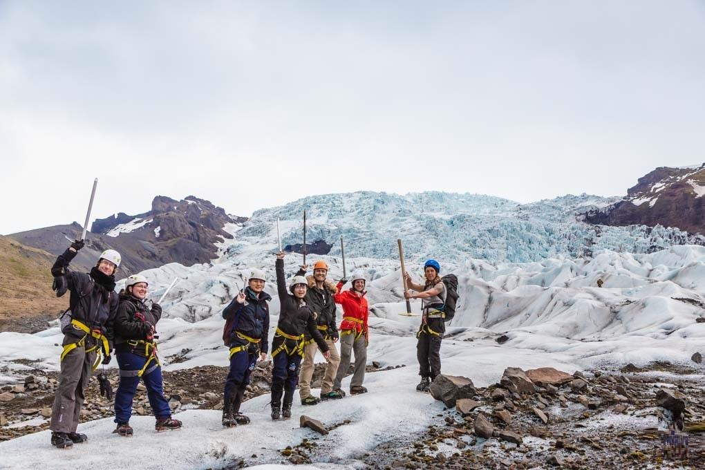 excursión con crampones en el glaciar Vatnajokull 