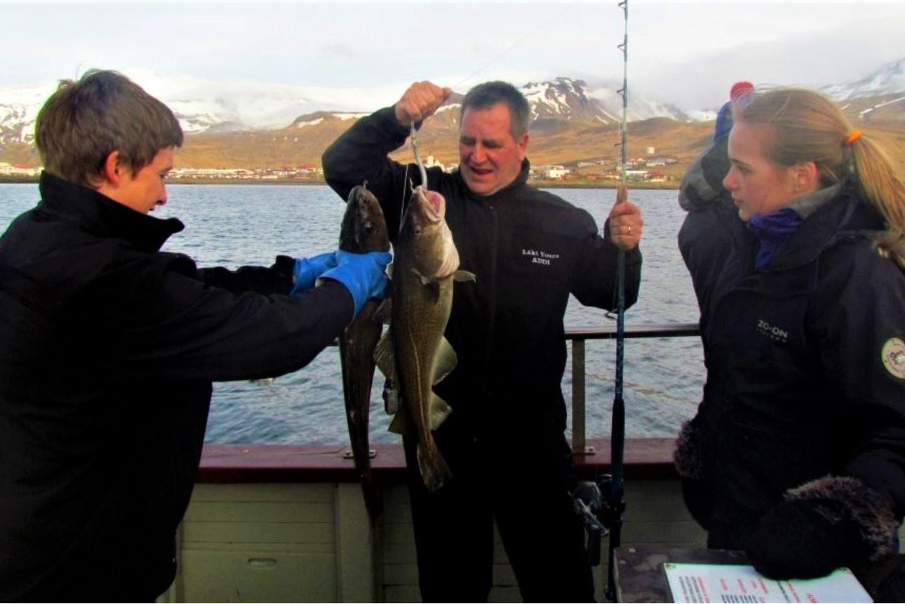 Excursión de pesca en Grundarfjordur, Snaefellsnes