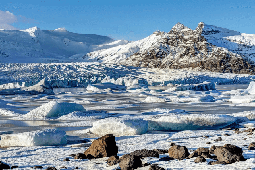 Excursión al glaciar Vatnajokull y la laguna glaciar