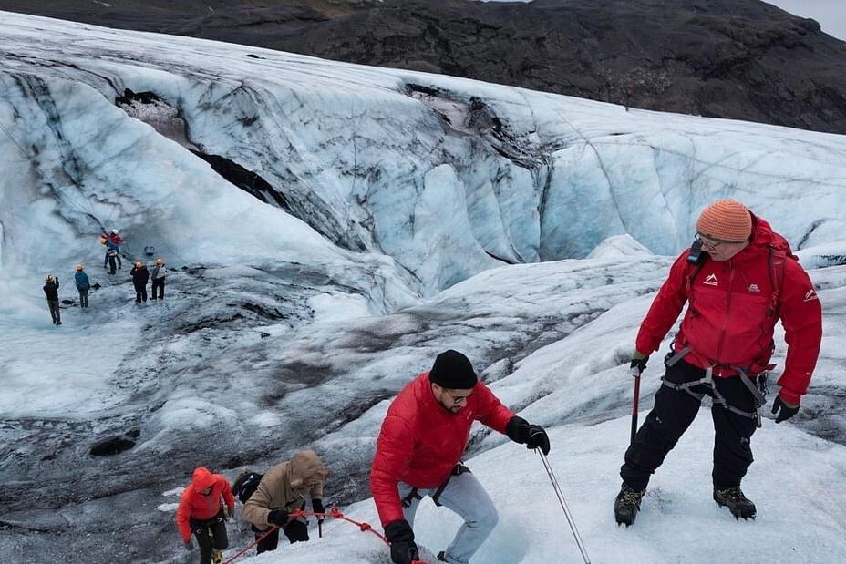 Excursión al glaciar Mýrdalsjökull en el sur de Islandia