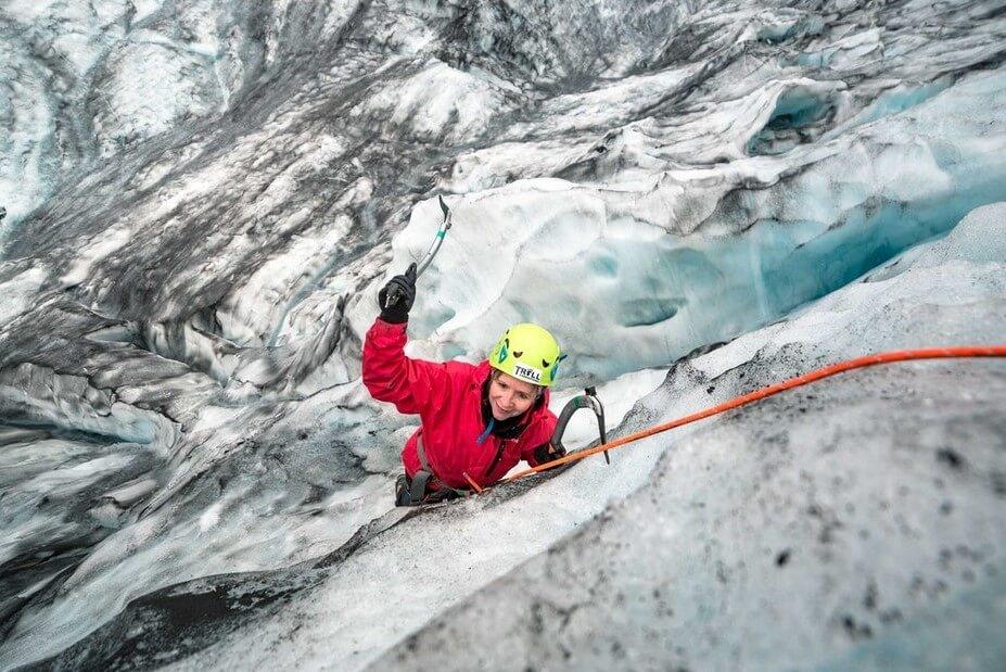 Excursión de trekking y escalada en el glaciar Vatnajökull
