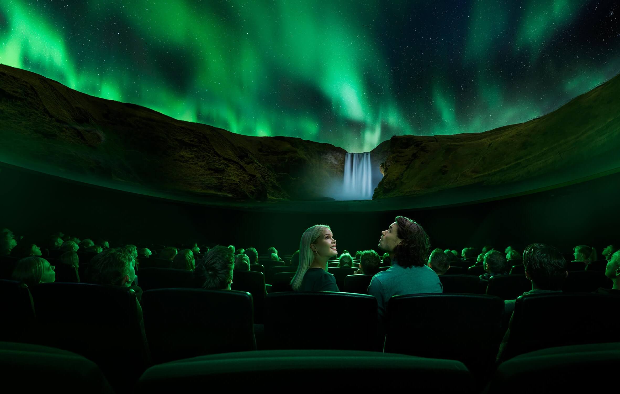See the amazing aurora show in Perlan Museum