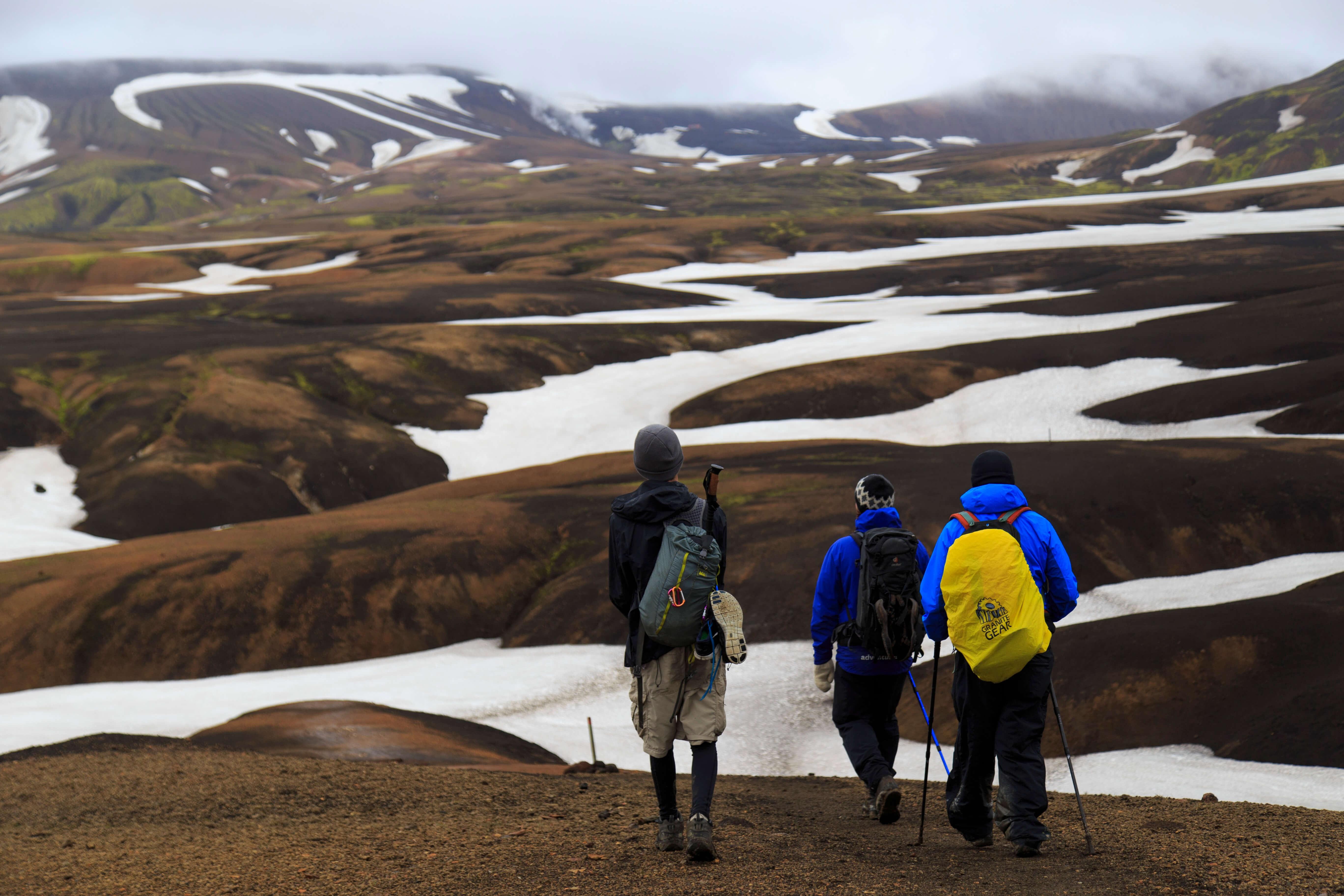 Laugavegur hike, highlands of Iceland