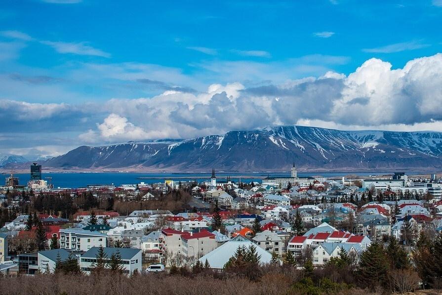 View of Reykjavik, capital of Iceland