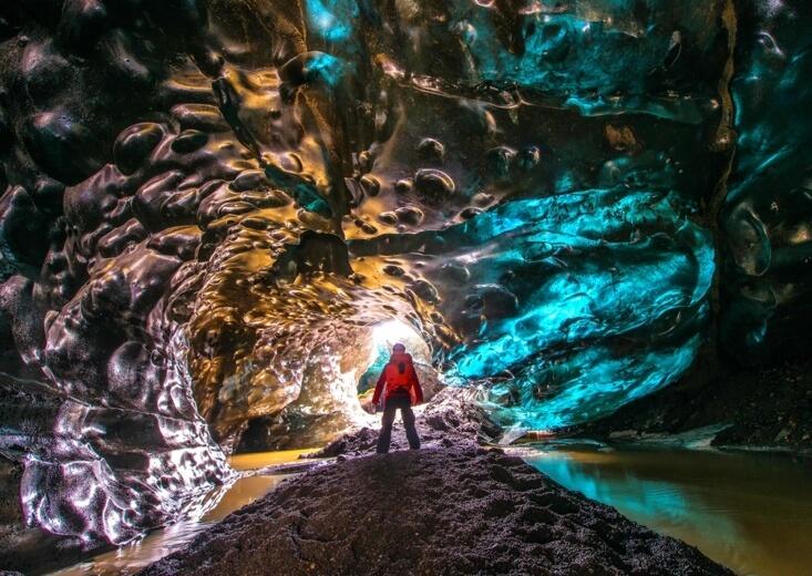 Private tour to South Coast with Katla Ice Cave