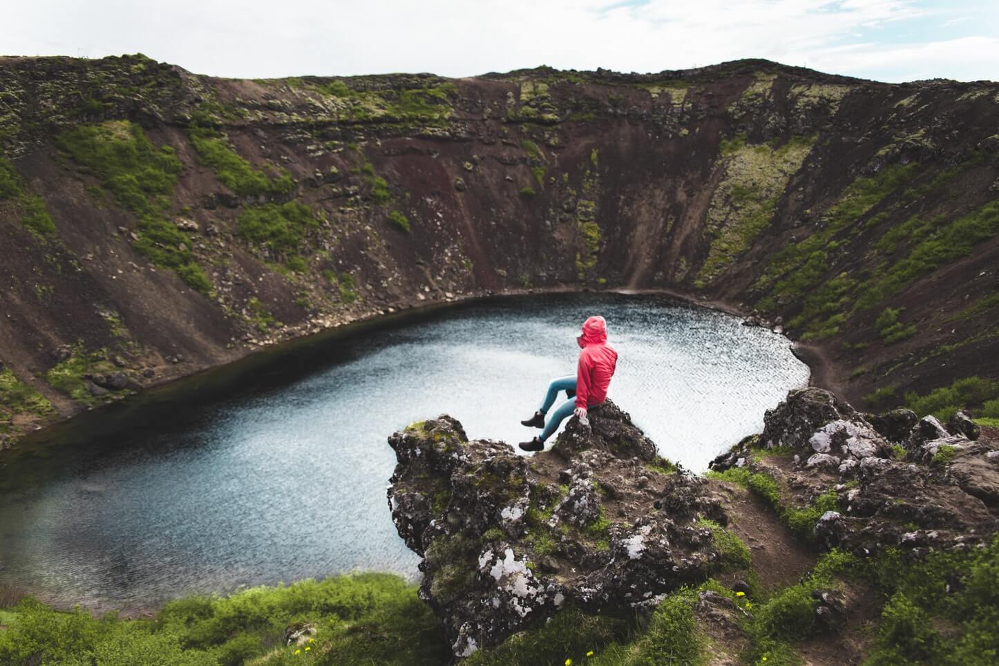 Kerið Crater in Golden Circle on Iceland