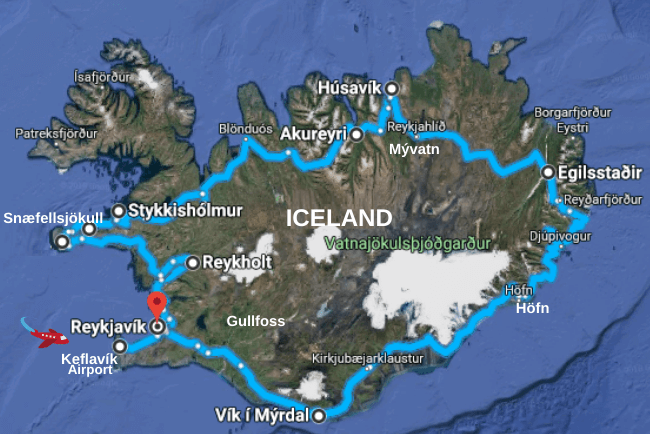 See the best of Iceland in this circuit package for 1, 2, or 3 weeks.
