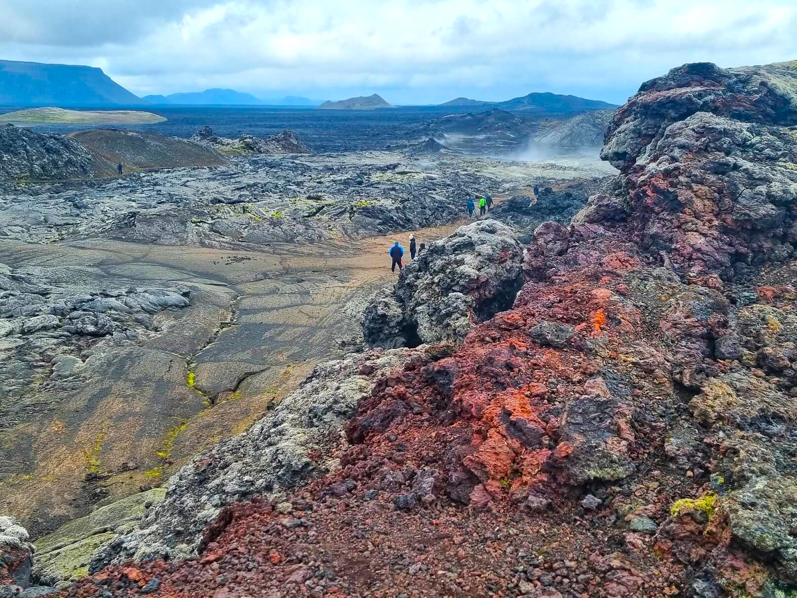 Zona volcánica de Krafla y Leinhnjukur en Islandia