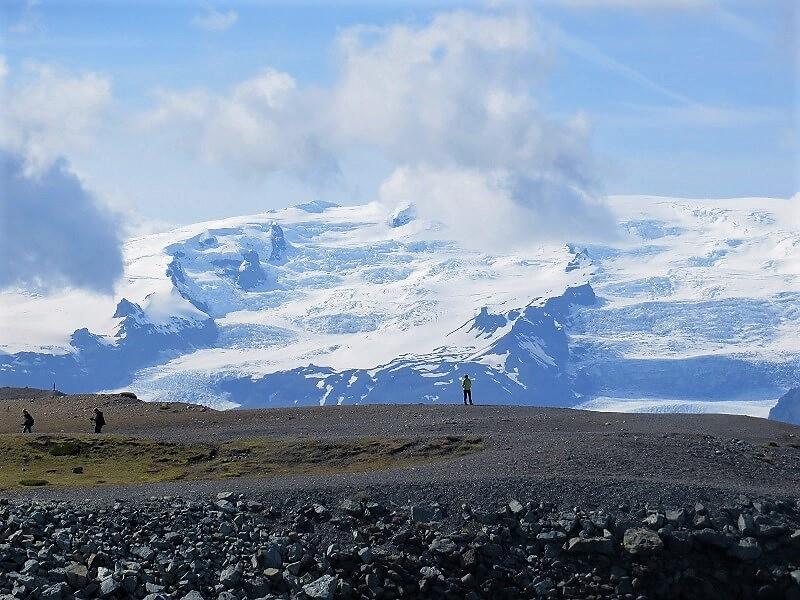 Vista del glaciar Vatnajökull