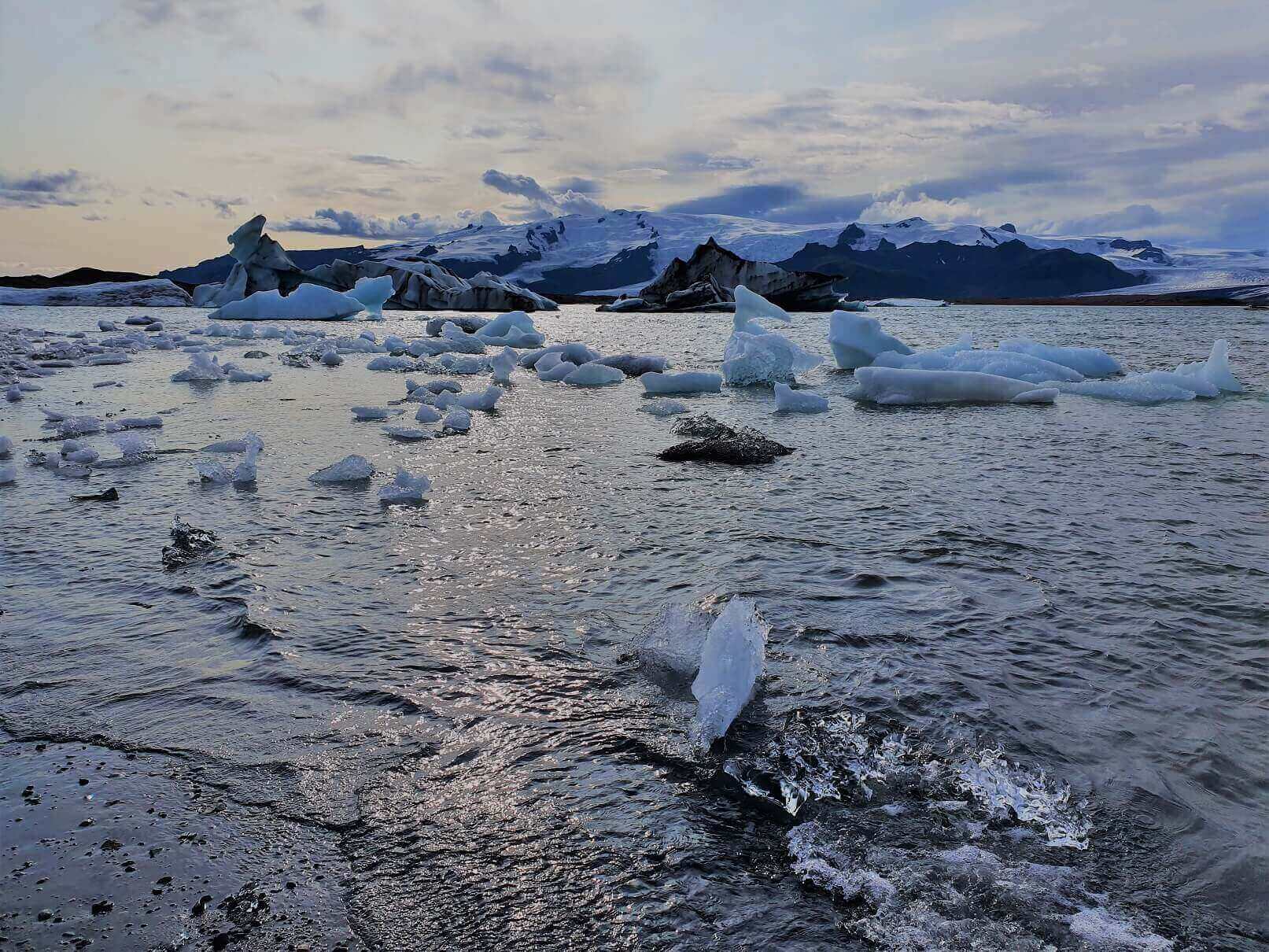 Vista de la Laguna Glaciar Jökulsárlón