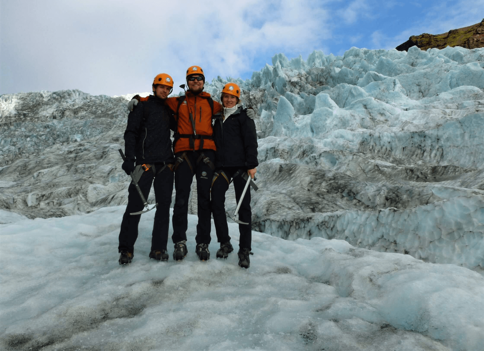 Excursión al glaciar Vatnajökull con crampones