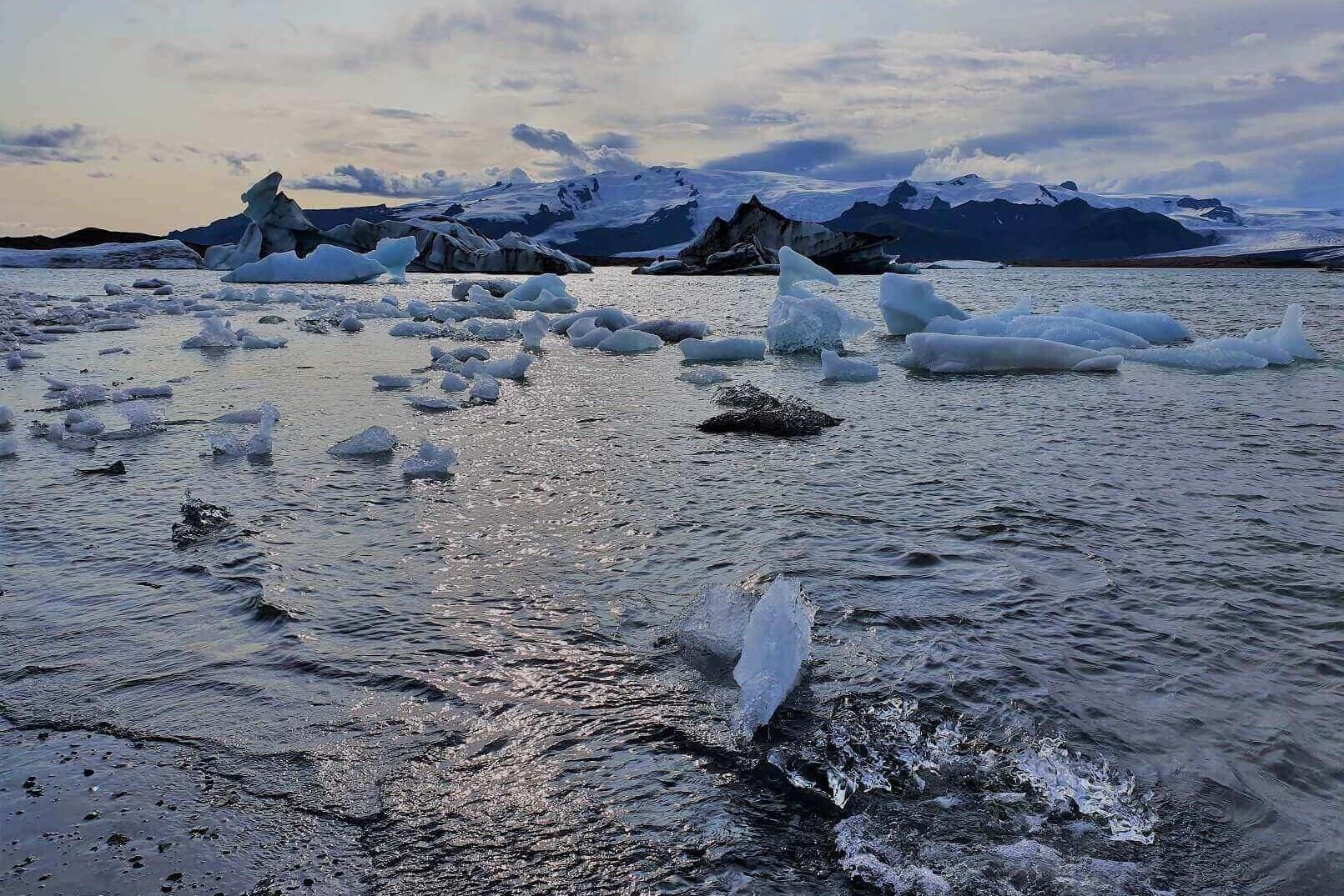 Laguna glaciar Jokulsarlon, Islandia