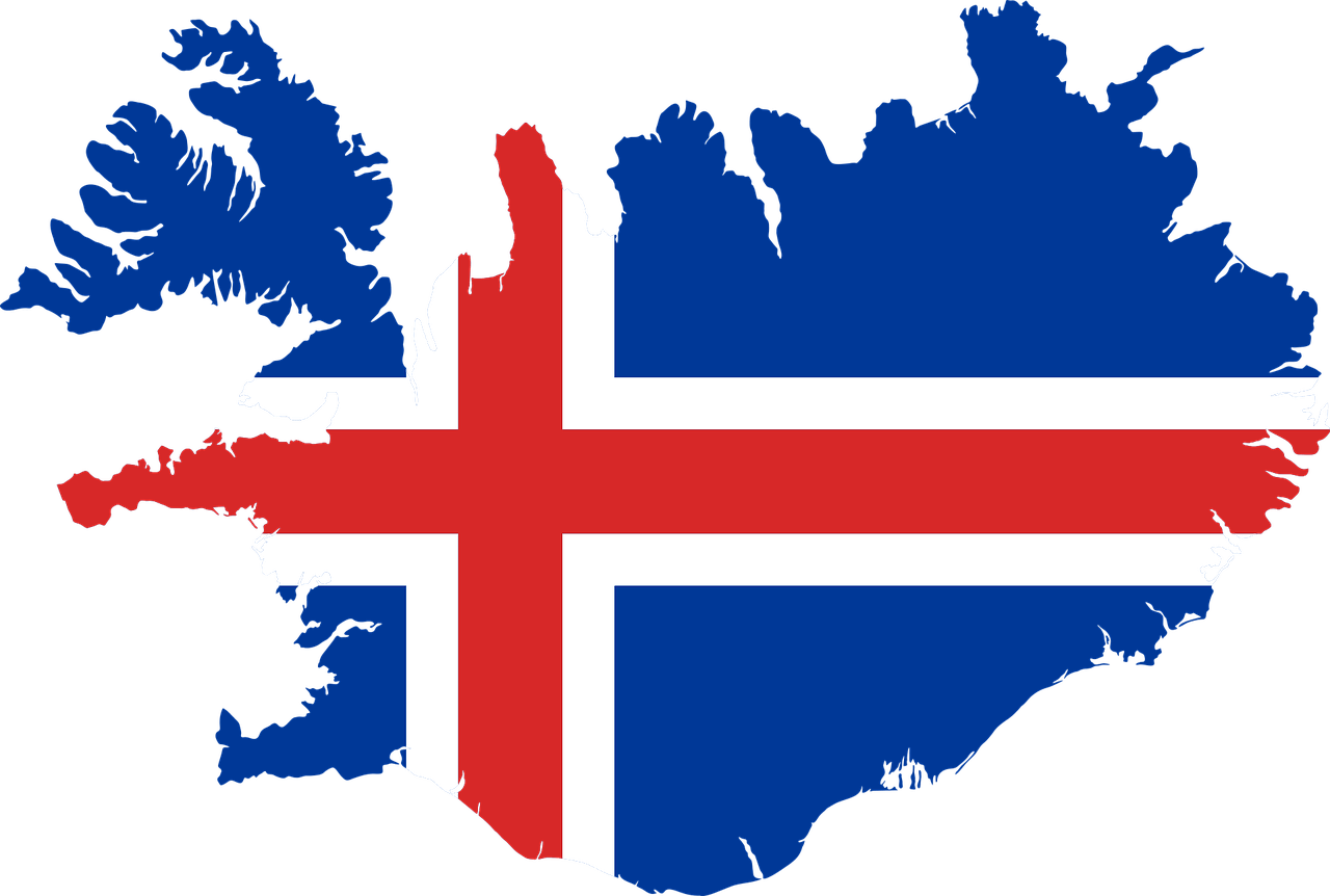 ICELAND NATIONAL FLAG