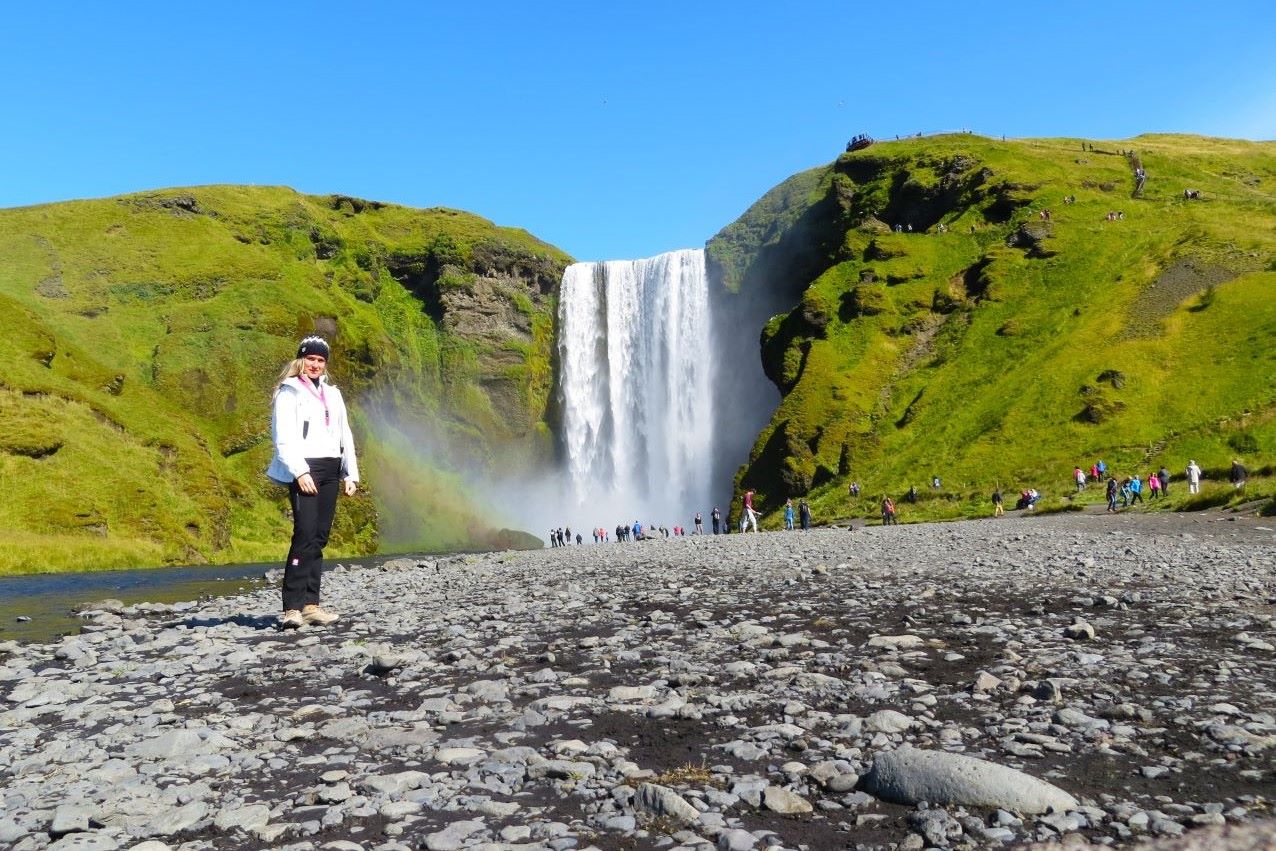 Zuzana ISLANDICA cascda Skogafoss