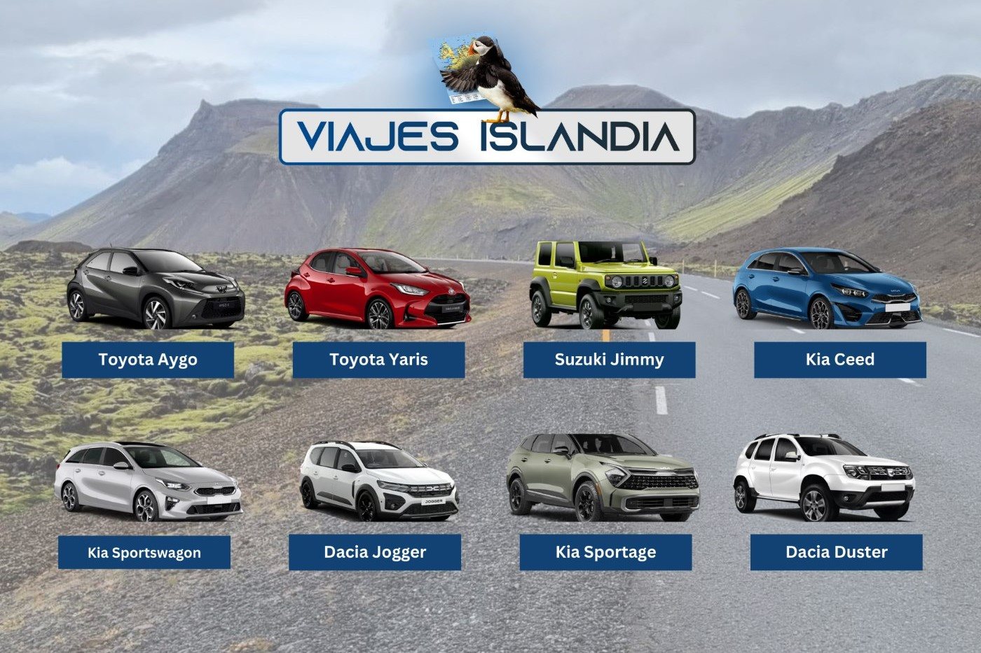 coches islandia seleccion oferta