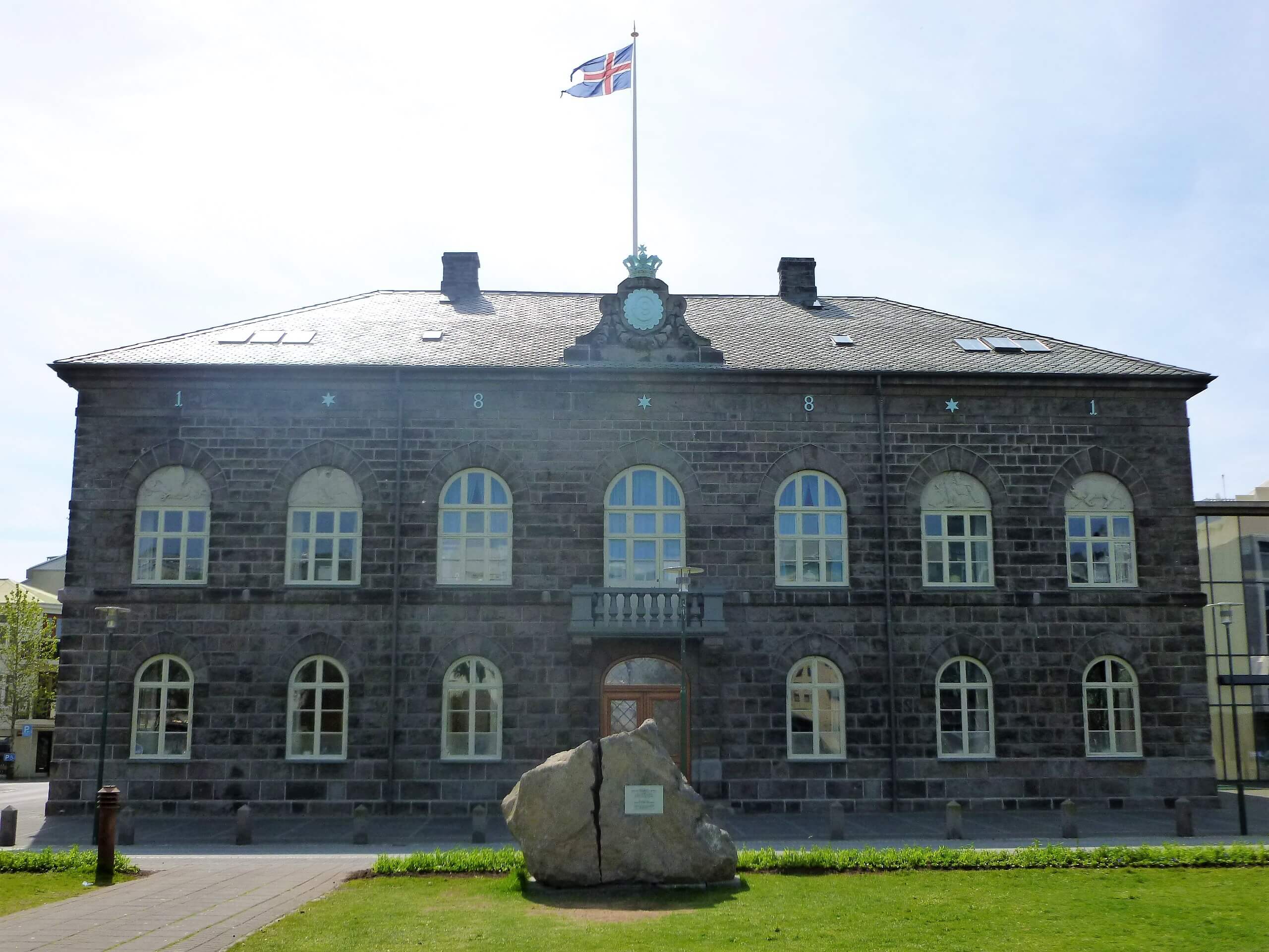 Sede del parlamento islandés en Reykjavík