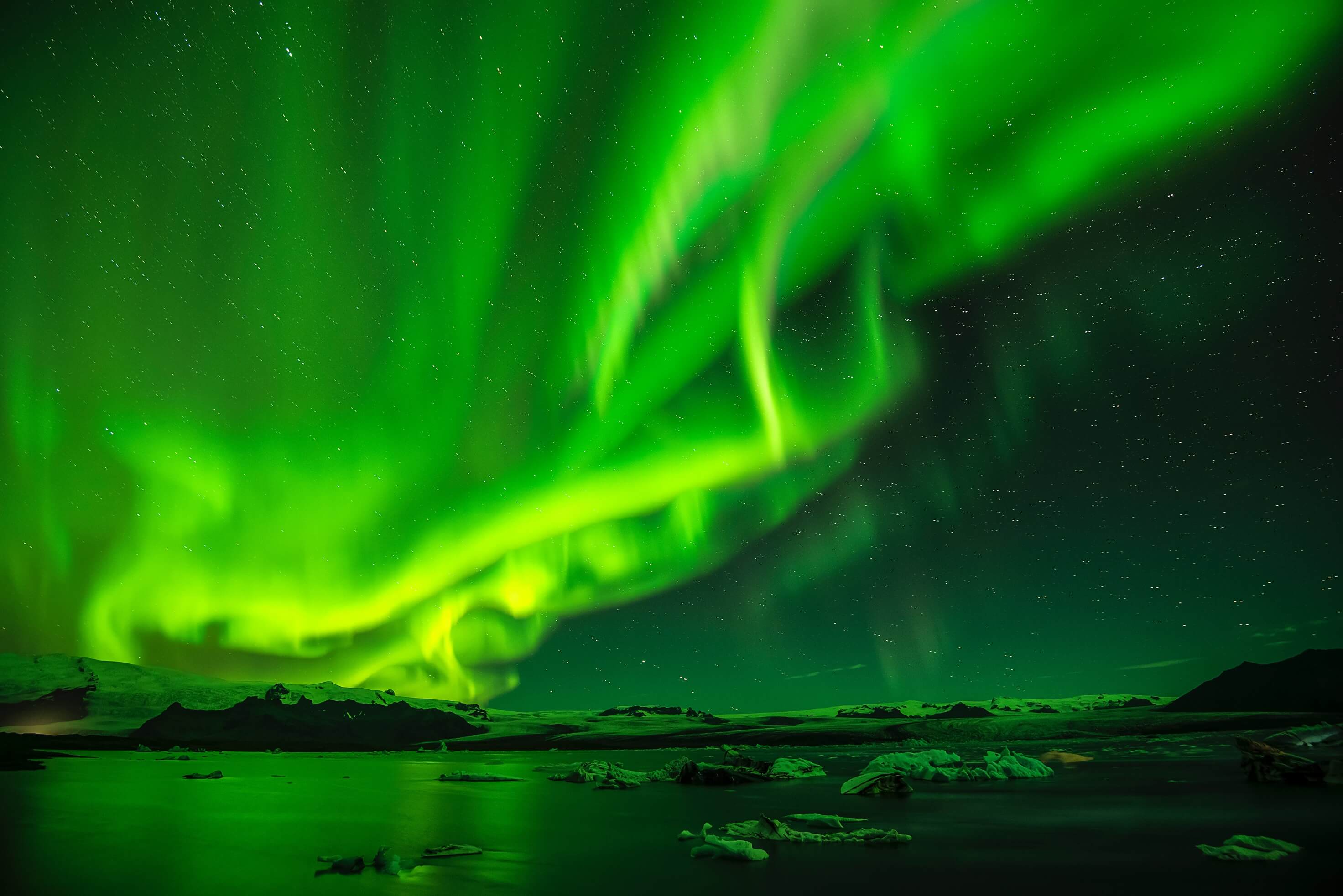 auroras en Islandia durante Semana Santa