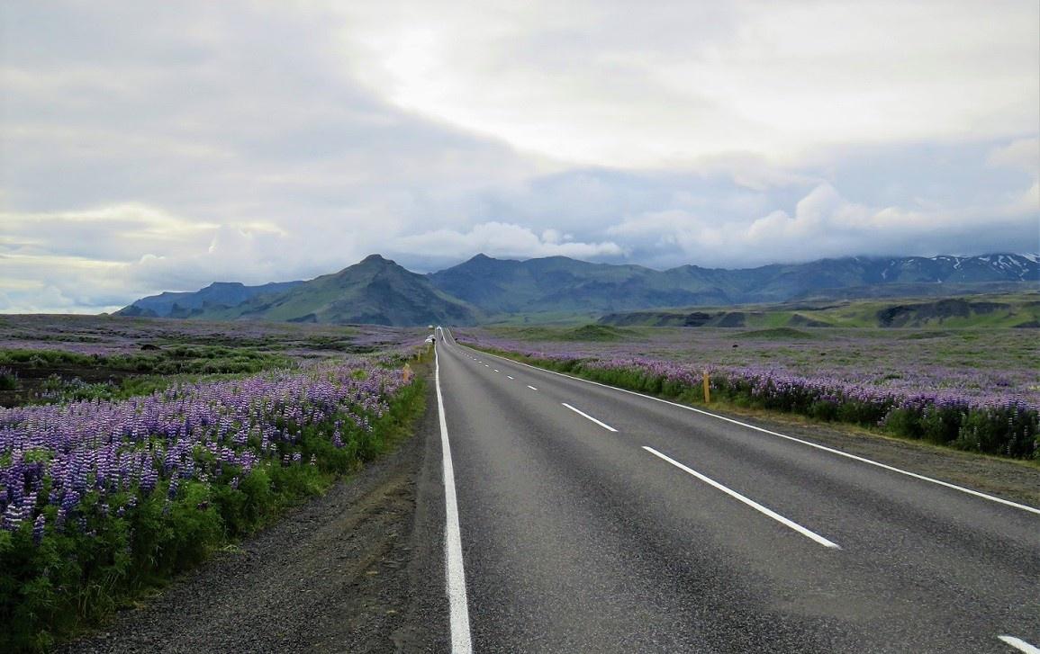 Carretera de Islandia, viaje por su cuenta en coche alquilado