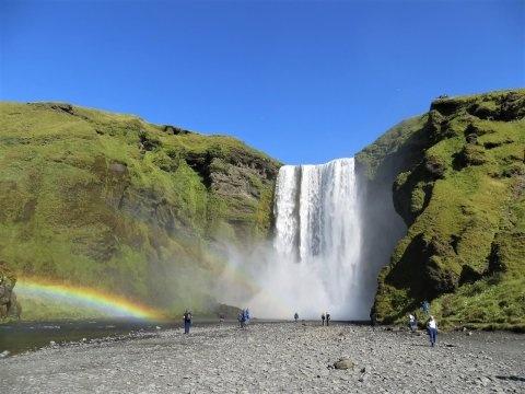 SOUTH COAST ICELAND Skogafoss waterfall, South Coast Iceland