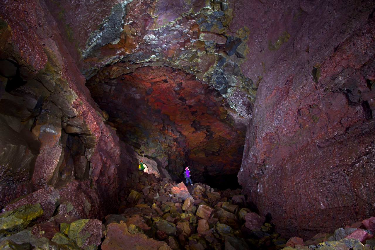 Cueva Vidgelmir en Islandia