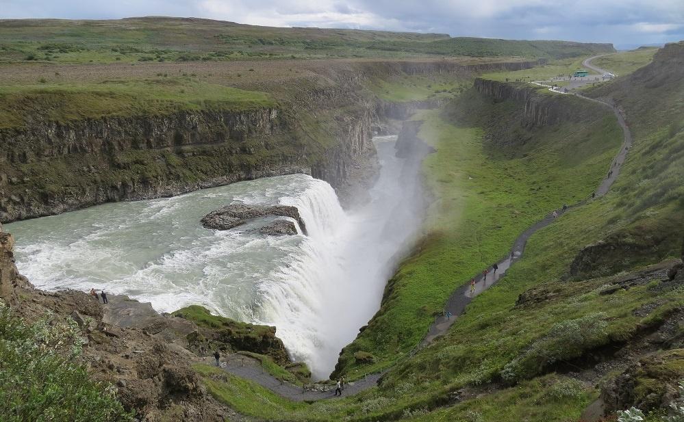 cacada Gullfoss en Islandia