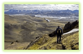trekking en Islandia
