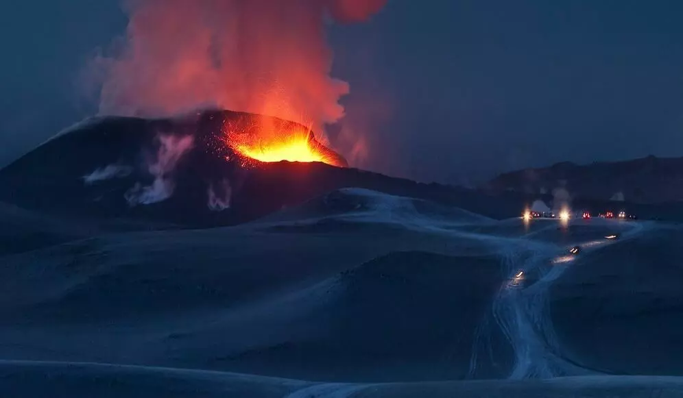 See how lava affects Iceland in this exhibition in the Perlan Museum in Reykjavik. 