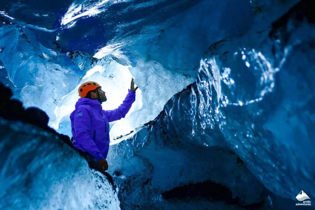 Hike the Vatnajokull Glacier to an ice cave