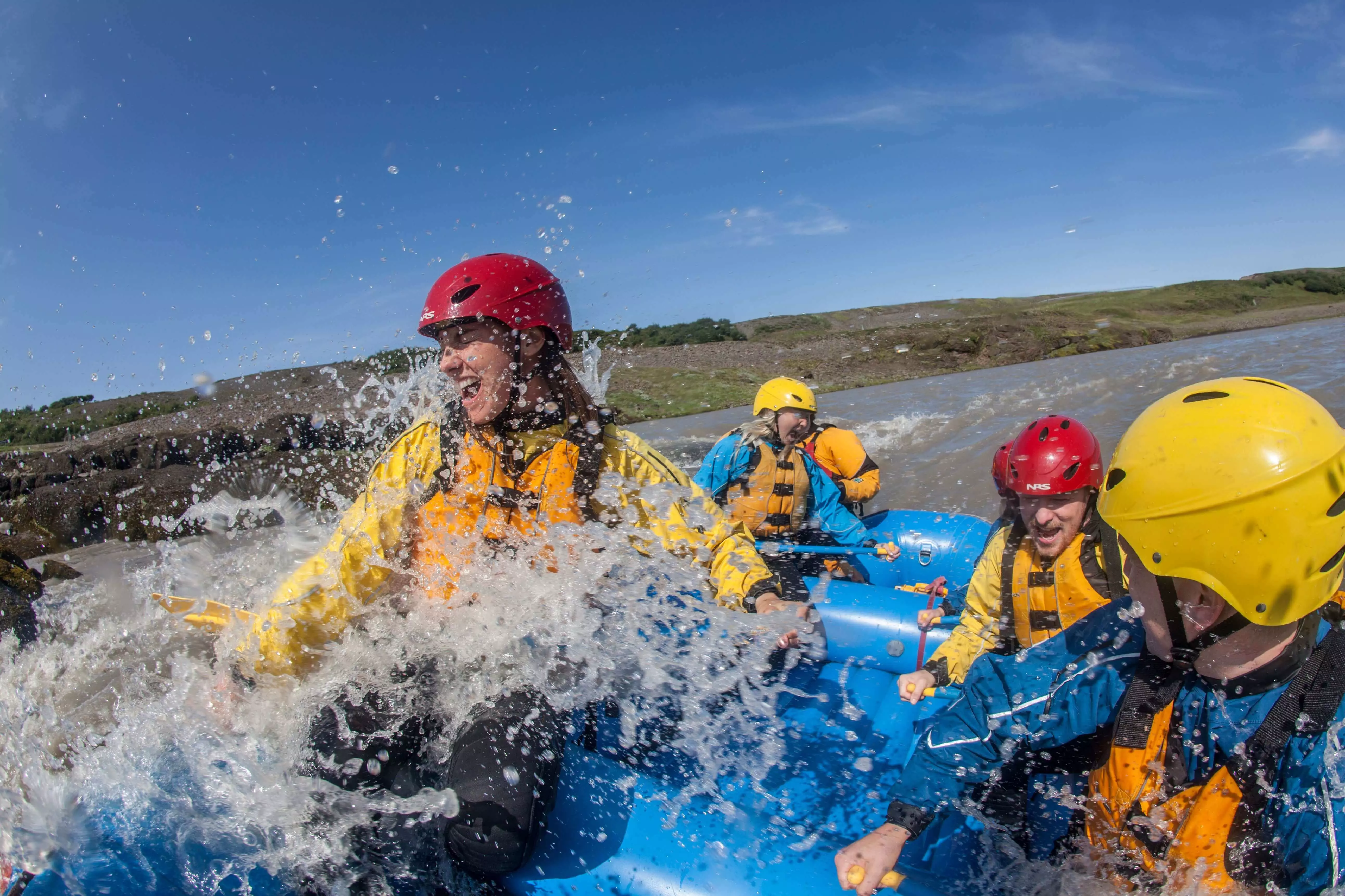 Rafting in Gullfoss Canyon, Iceland