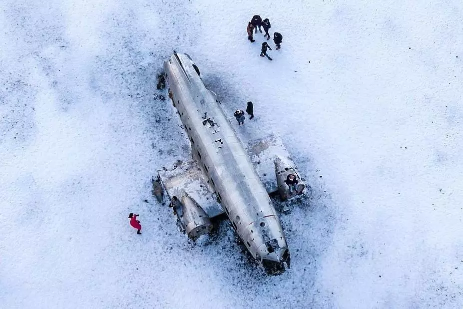 Plane Wreck in South Iceland