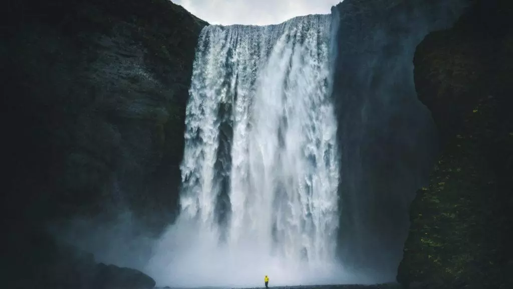 Skógafoss waterfall, South Coast Iceland