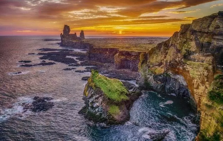 The incredible sea arches on the Snaefellnes Peninsula in western Iceland