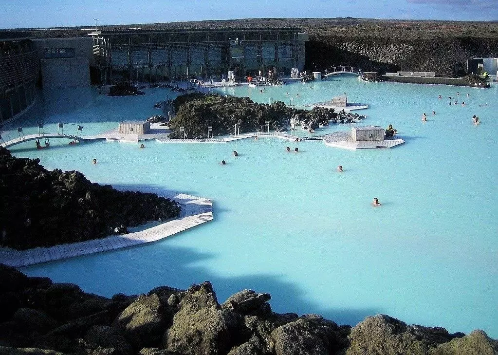 Blue Lagoon view from above