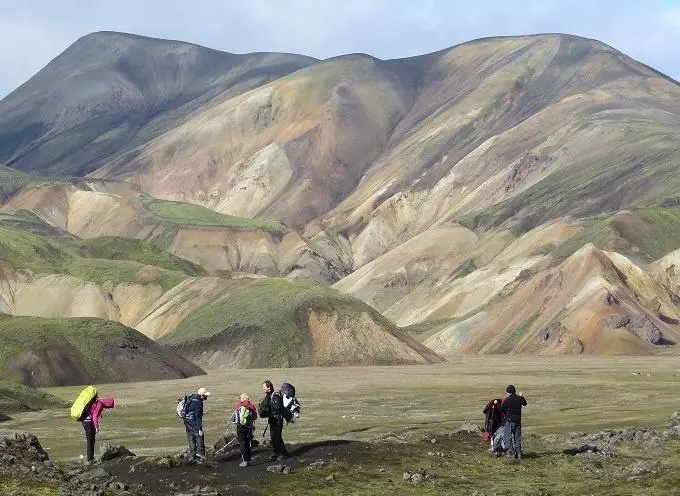 Trekking en Islandia Landmannalaugar