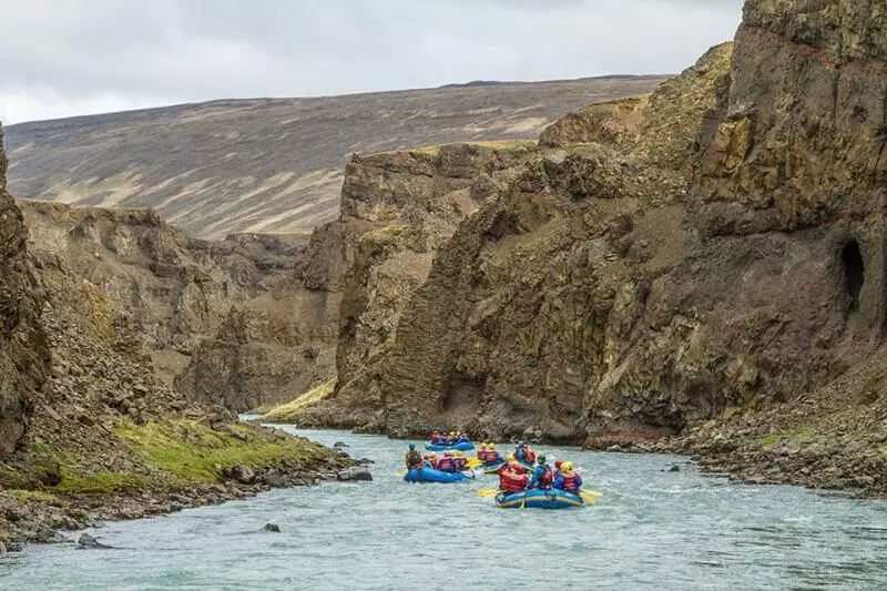 Rafting en el norte de Islandia Rafting en el norte de Islandia