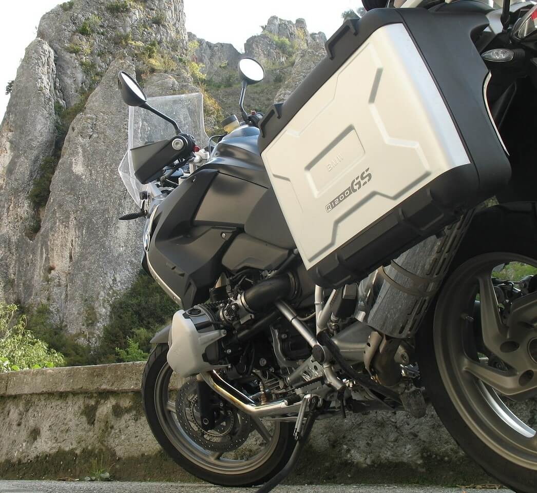 moto BMW R1200GS en Islandia