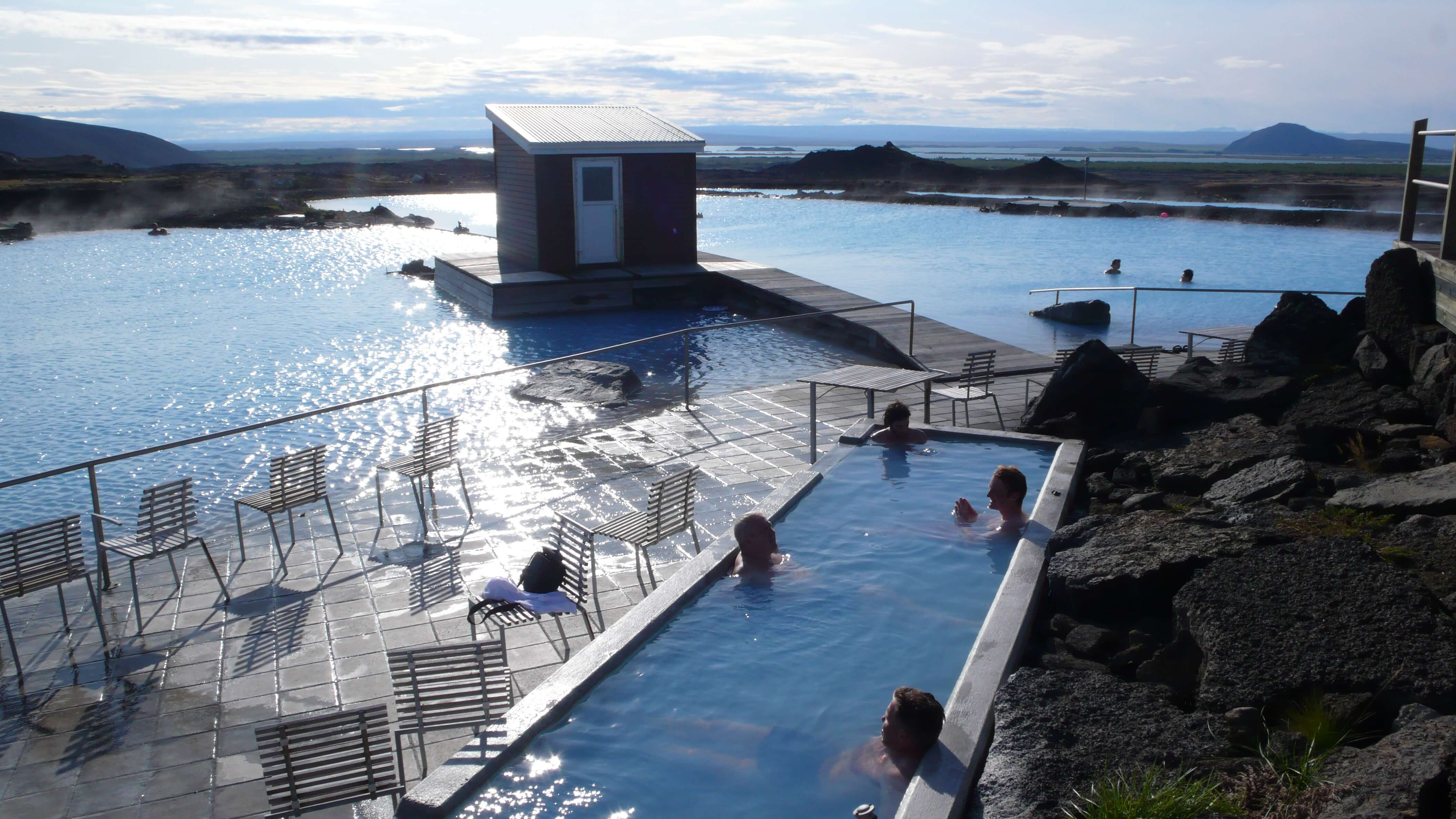 Myvatn nature bath en Islandia.