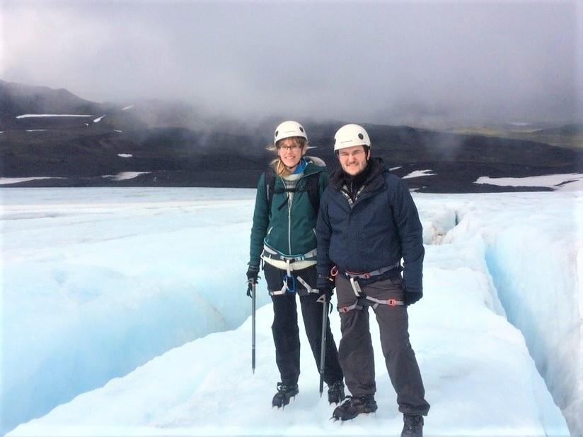 Trek en el glaciar Snaefellsjokull