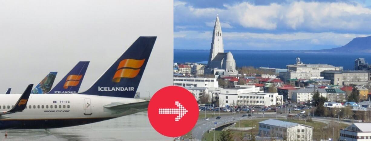 Traslado entre aeropuerto de Islandia a Reykjavík