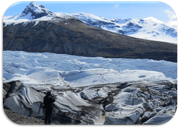 Vuelta de Islandia - glaciar