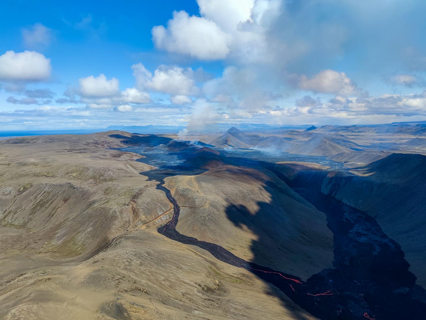 volcan lava negra